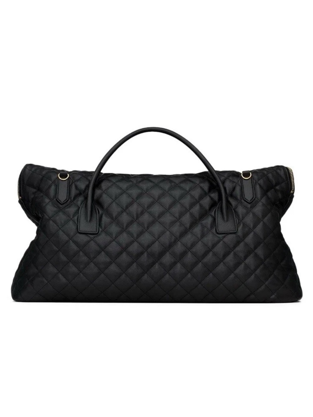 YSL Giant Quilted Leather Weekender Travel Bag! NWT! - Picture 3 of 9